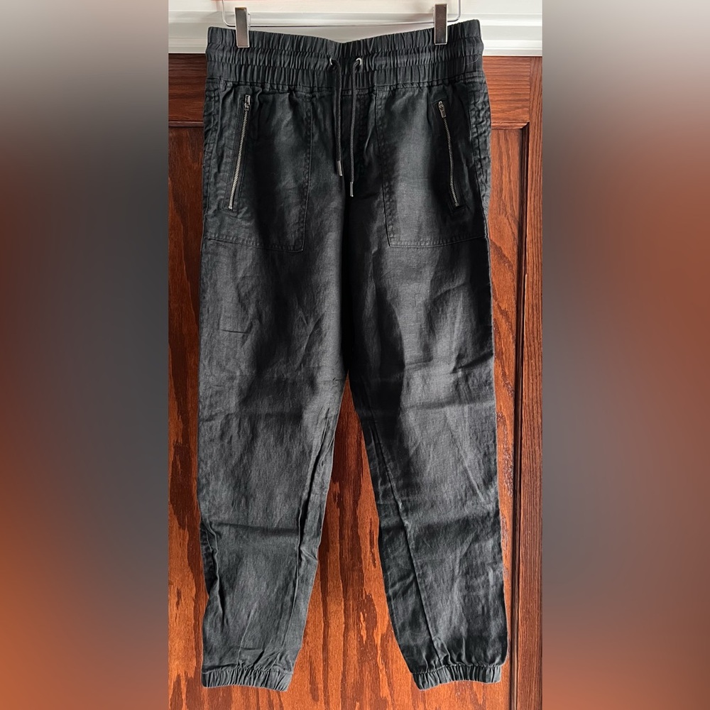 Athleta Cabo linen jogger black - size 6